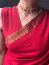 Load image into Gallery viewer, One of a kind statement silver kundan choker
