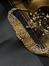 Load image into Gallery viewer, One of a kind silver pearl choker

