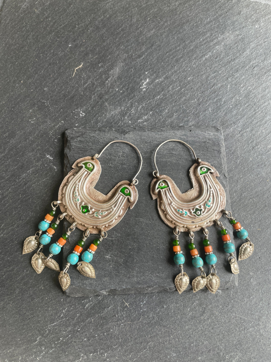 Vintage meenakari earrings