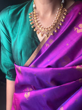 Load image into Gallery viewer, Statement vintage style necklace set in silver 925 &amp; gold polish

