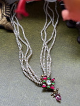 Load image into Gallery viewer, Pearl bunch kundan necklace 7
