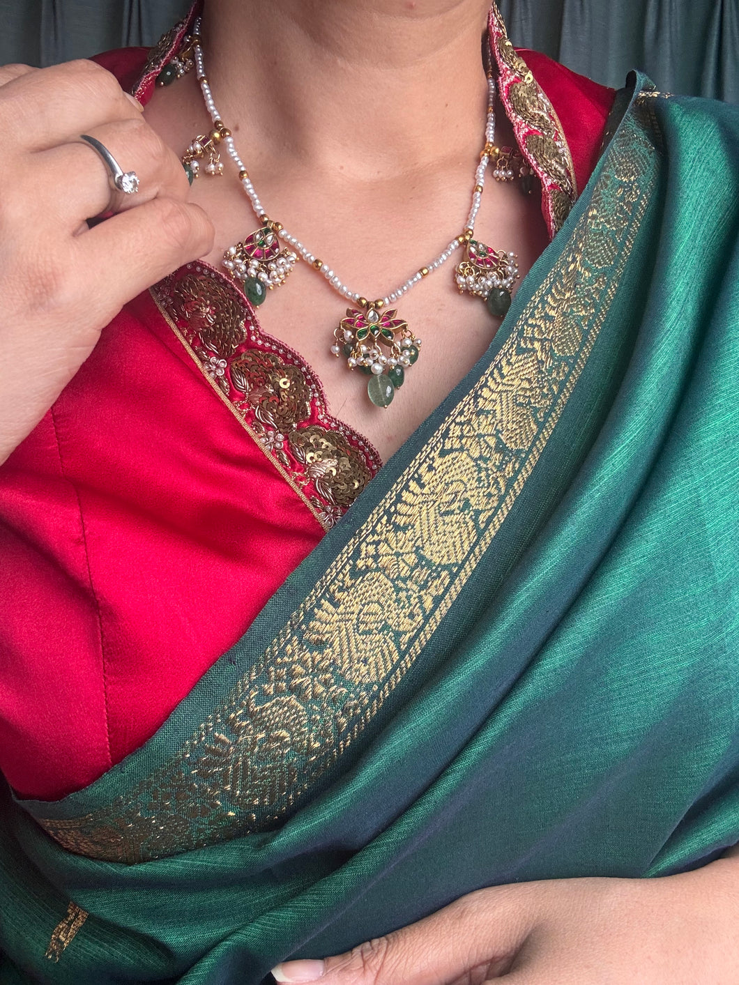 One of a kind kundan necklace