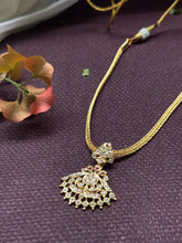 Load image into Gallery viewer, Antique gold polish classic adigai necklace
