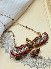 Load image into Gallery viewer, One of a kind statement pannchi pendant necklace
