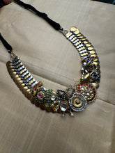 Load image into Gallery viewer, 92.5 gold polish statement necklace
