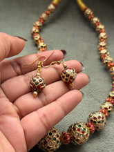 Load image into Gallery viewer, Silver 925 gold polish necklace set
