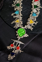 Load image into Gallery viewer, One of a kind,multicoloured vintage neckpiece
