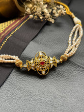 Load image into Gallery viewer, One of a kind silver kundan choker

