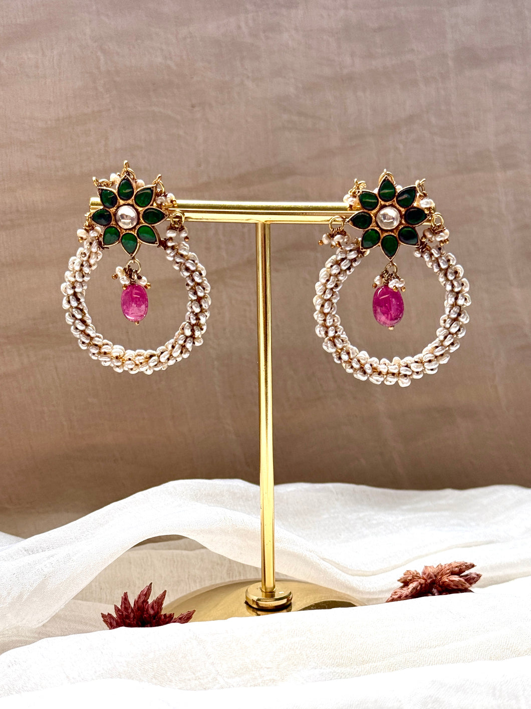 Kundan earrings