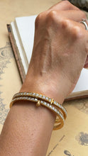 Load image into Gallery viewer, White kundan openable kundan stone bangle
