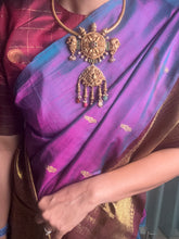 Load image into Gallery viewer, One of a kind gold polish kundan work statement necklace
