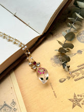 Load image into Gallery viewer, Dainty Inlay work necklace in natural aventurine and gemstones
