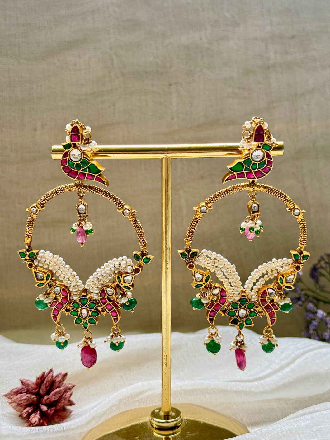 Nosering statement earrings