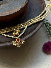 Load image into Gallery viewer, One of a kind silver pearl choker
