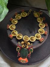 Load image into Gallery viewer, One of a kind statement  kundan necklace

