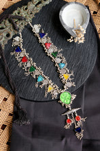 Load image into Gallery viewer, One of a kind,multicoloured vintage neckpiece
