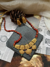 Load image into Gallery viewer, One of a kind silver coral necklace
