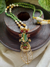 Load image into Gallery viewer, One of a kind kundan pearl pendant necklace
