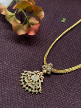 Load image into Gallery viewer, Antique gold polish classic adigai necklace
