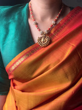 Load image into Gallery viewer, Statement vintage nagaru &amp; coral necklace
