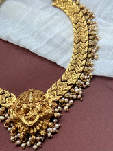 Load image into Gallery viewer, Statement vintage style goddess Laksmi necklace
