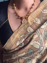 Load image into Gallery viewer, Kundan necklace in silver 925 and gold polish
