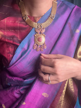 Load image into Gallery viewer, One of a kind gold polish kundan work statement necklace

