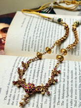 Load image into Gallery viewer, Kundan necklace in silver 925 and gold polish

