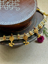 Load image into Gallery viewer, One of a kind silver pearl choker
