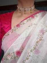 Load image into Gallery viewer, One of a kind silver pearl choker
