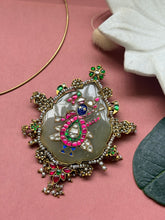 Load image into Gallery viewer, Statement shrinathji inlay work pendant
