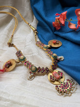 Load image into Gallery viewer, Statement vintage silver necklace
