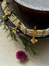 Load image into Gallery viewer, One of a kind silver pearl choker
