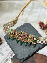 Load image into Gallery viewer, One of a kind statement pearl &amp; kundan necklace

