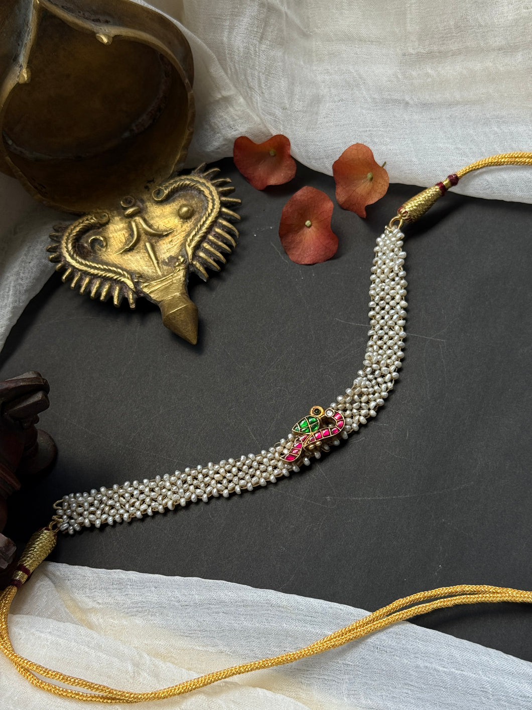 One of a kind pearl choker