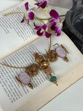Load image into Gallery viewer, Statement vintage pendant hasli necklace
