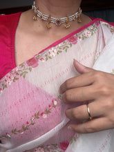 Load image into Gallery viewer, One of a kind silver pearl choker
