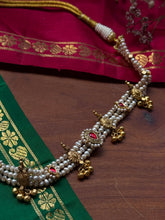 Load image into Gallery viewer, One of a kind silver pearl choker
