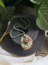 Load image into Gallery viewer, One of a kind kundan pearl pendant necklace
