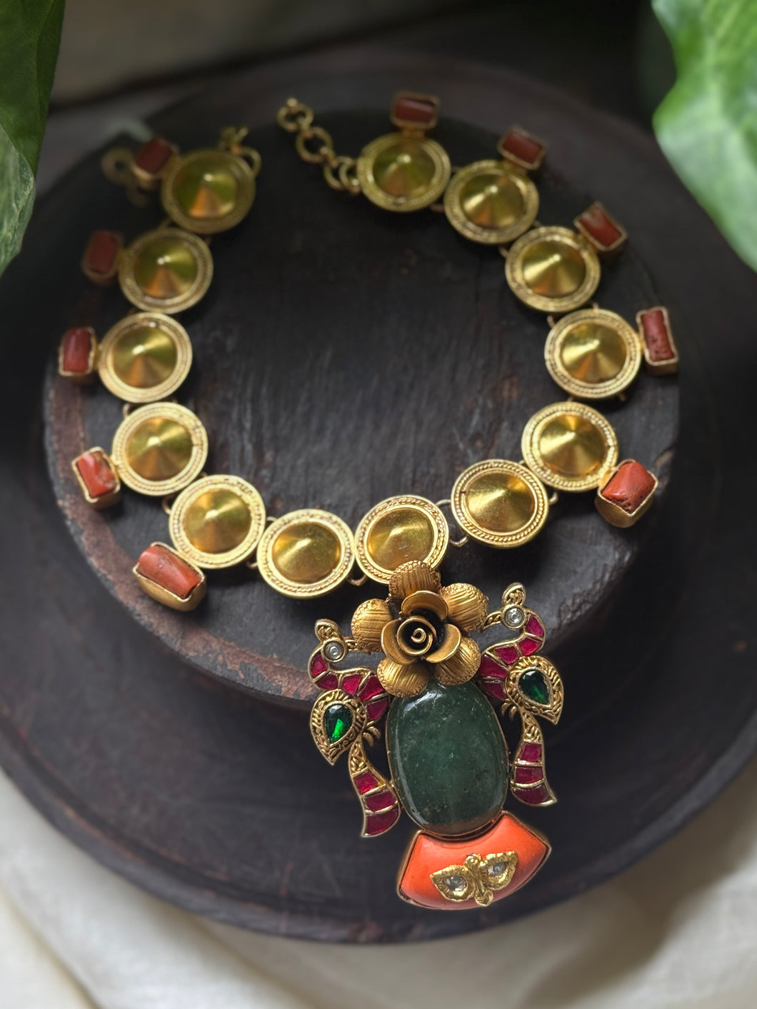 One of a kind statement  kundan necklace