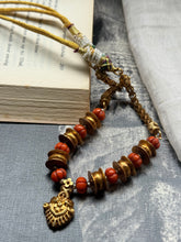 Load image into Gallery viewer, Kundan necklace in silver 925 and gold polish
