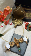 Load image into Gallery viewer, Statement vintage pendant hasli necklace
