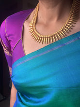 Load image into Gallery viewer, Traditional South Indian malligai (jasmine buds) neckpiece inspired by an old gold necklace set
