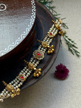Load image into Gallery viewer, One of a kind silver pearl choker
