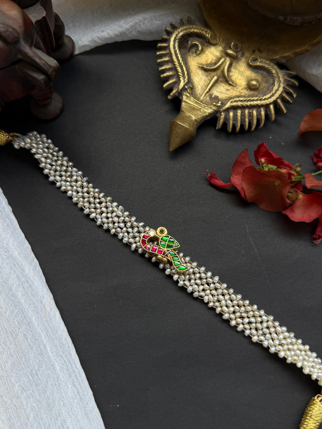 One of a kind pearl choker