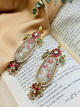 Load image into Gallery viewer, Statement Inlay work earrings 3
