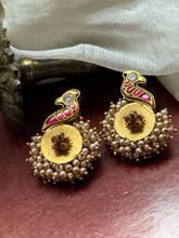 Load image into Gallery viewer, Vintage style statement earrings
