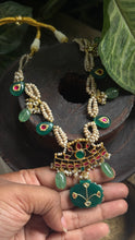 Load image into Gallery viewer, One of a kind kundan pearl necklace

