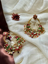 Load image into Gallery viewer, Nose ring statement earrings
