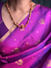 Load image into Gallery viewer, Kundan necklace in silver 925 and gold polish
